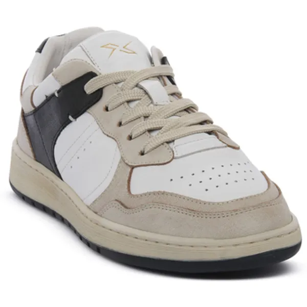 Lage Sneakers Frau NAPPA SCRATCH WHITE