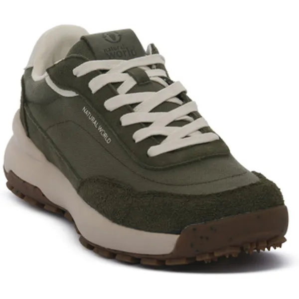Natural World Lage Sneakers Natural World KAKI — vergelijk prijzen bij 1 winkel