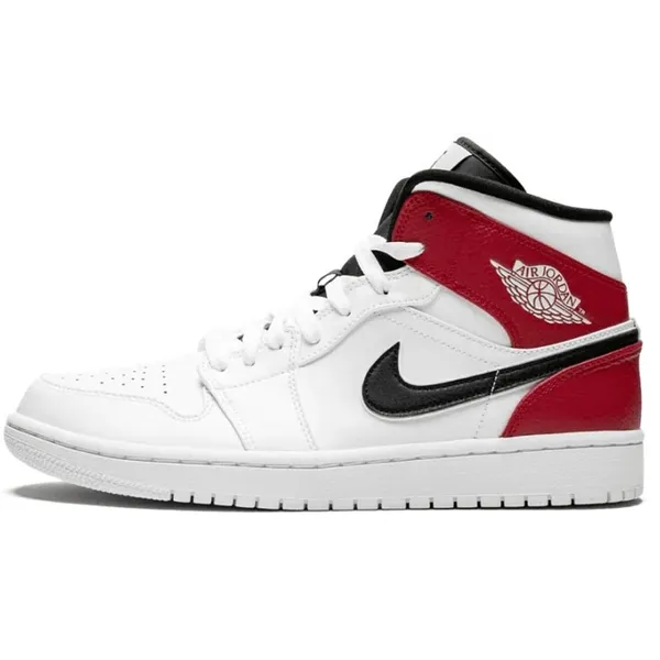 Nike Nike Air Jordan 1 Mid - Limited Edition - Wit/Rood - Sneakers — vergelijk prijzen bij 1 winkel