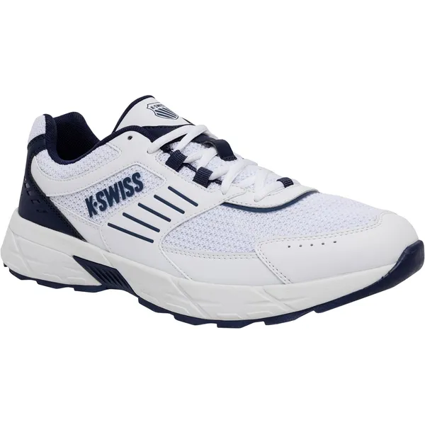 K-Swiss K-Swiss Heren Fario M Sneaker, Vrijetijdsschoen, 04779-124-M wit/blauw — vergelijk prijzen bij 1 winkel
