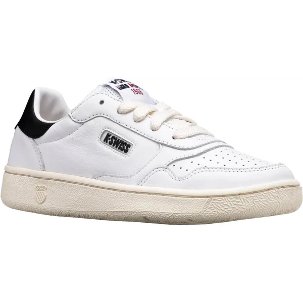 K-Swiss K-Swiss Heren Sneaker Slammcourt LTH Leder 07752-102-M Wit Zwart — vergelijk prijzen bij 1 winkel