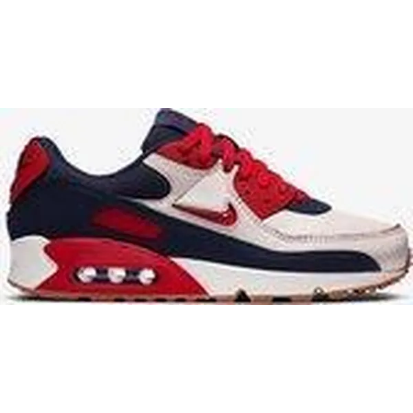 Nike Nike Air Max 90 Premium Blauw / Wit / Rood- Heren Sneaker - CJ0611 — vergelijk prijzen bij 1 winkel