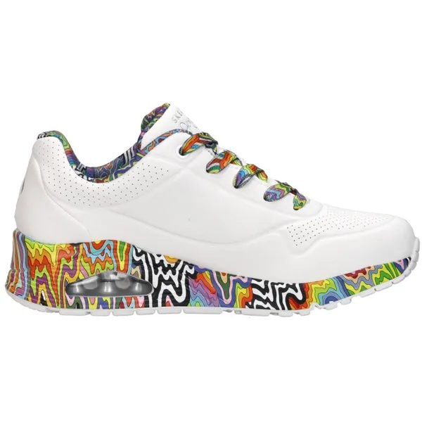 Skechers Skechers Jen Stark: Uno - Mini Drip 177959-WMLT, Vrouwen, Wit, Sneakers, maat: — vergelijk prijzen bij 1 winkel