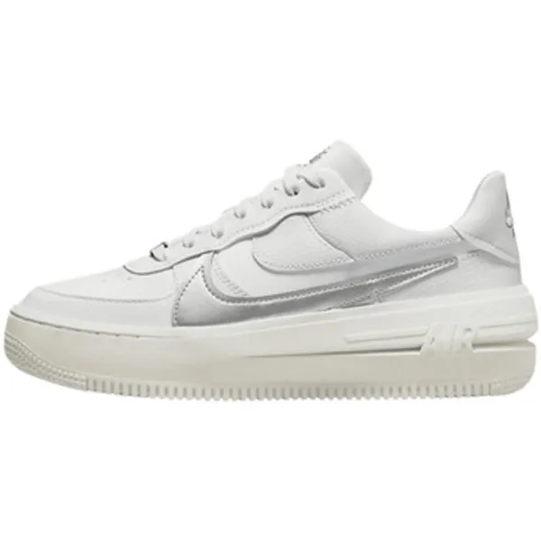 Nike Lage Sneakers Nike Air Force 1 Low Platform Summit White Metallic Silver — vergelijk prijzen bij 1 winkel