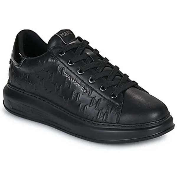Karl Lagerfeld Lage Sneakers  KAPRI MENS Monogram Emboss Lo Zwart