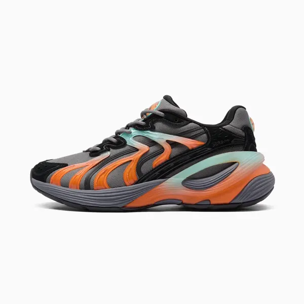 PUMA PUMA Inverse Fission - Maat 45 - Zwart / Grijs / Oranje / Lichtblauw - Sneakers Heren - Doos Zonder Deksel — vergelijk prijzen bij 1 winkel