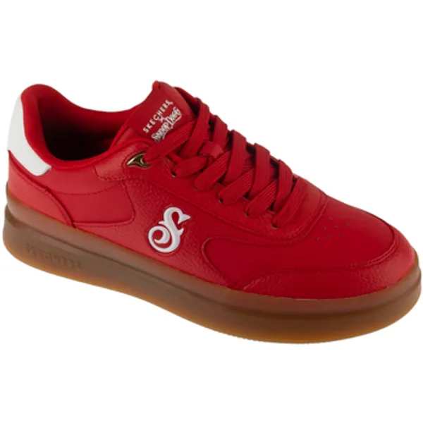 Skechers Lage Sneakers Skechers Duraleather Lace Up Snoop Cupsole Sneaker — vergelijk prijzen bij 1 winkel