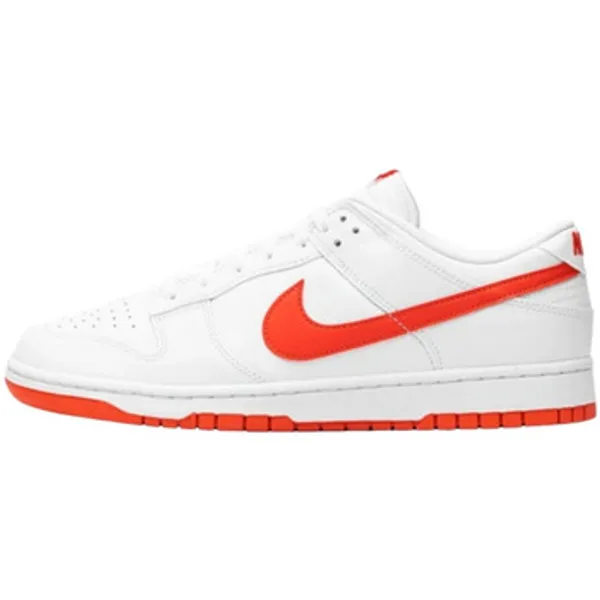 Lage Sneakers Nike Dunk Low Retro White Picante Red
