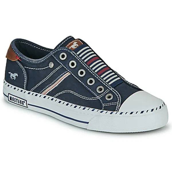 mustang Lage Sneakers  26M0152002 Blauw