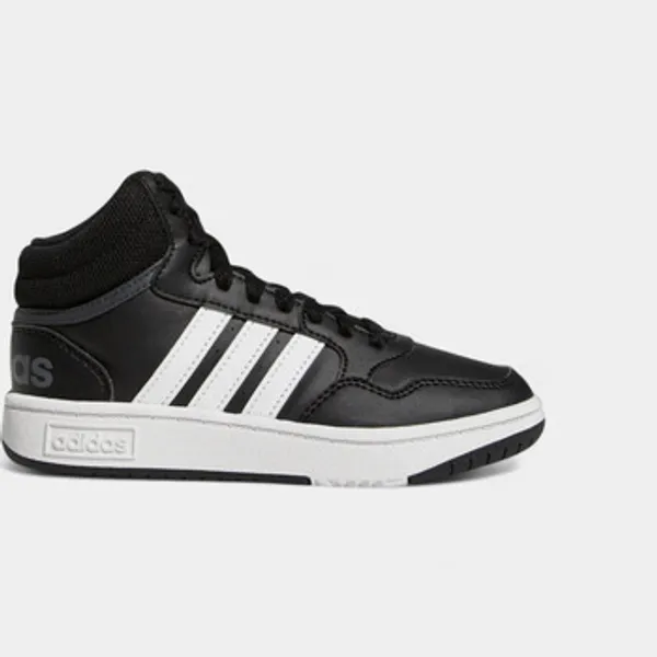 Adidas Hoge Sneakers adidas Hoops Mid Core Black Cloud White Grey (GS) — vergelijk prijzen bij 1 winkel