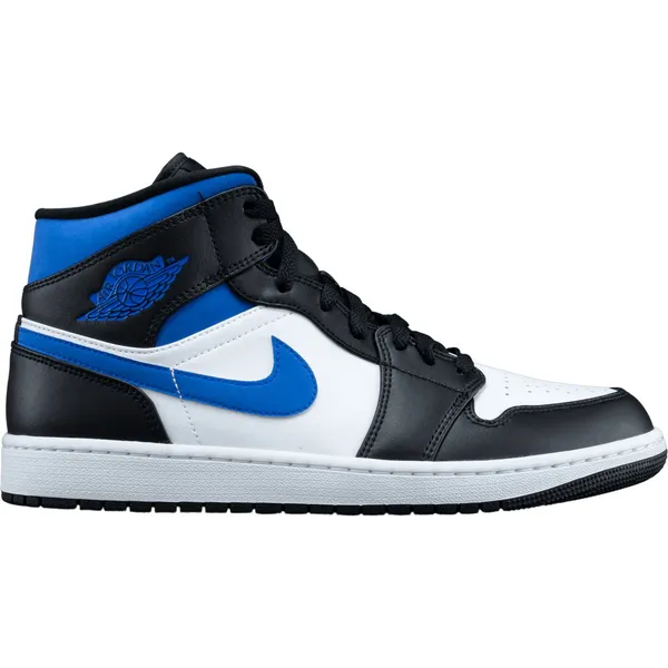 Nike Nike Air Jordan 1 Mid White Black Racer Blue - 554724-140 - Maat 44 - Wit;Zwart;Blauw - Schoenen — vergelijk prijzen bij 1 winkel