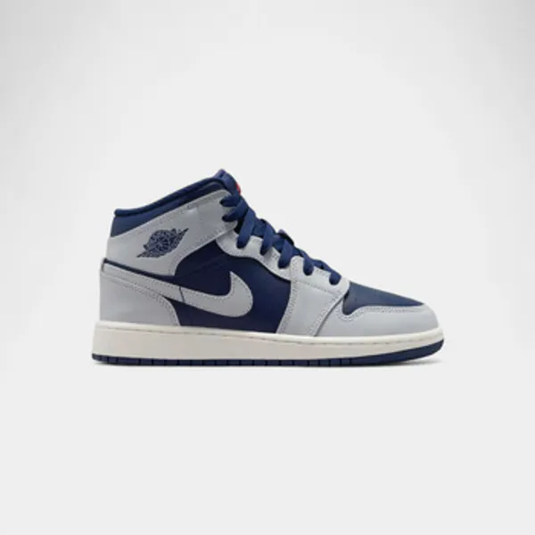 Nike Hoge Sneakers Nike Jordan 1 Mid Blue Void (GS) — vergelijk prijzen bij 1 winkel