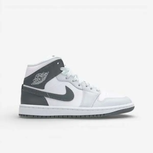 Nike Hoge Sneakers Nike Jordan 1 Mid White Smoke Grey (Women's) — vergelijk prijzen bij 1 winkel