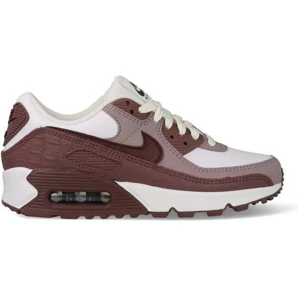 Nike Air Max 90 QS Burgundy Crush Croc Skin IM3110-500 Wit / Paars