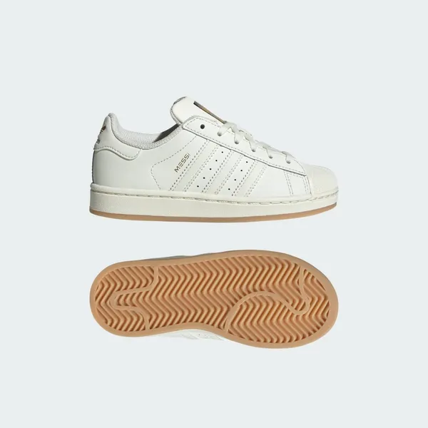 Adidas Superstar Ivory / Ivory / Gold Metallic