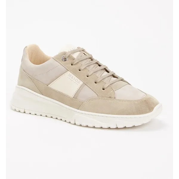 Mason Garments Mason Garments Tia Runner sneaker van suède - Beige — vergelijk prijzen bij 1 winkel