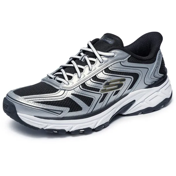 Skechers Skechers Heren STAMINA SPORT Slip-On Sneaker 233150 SLBK Silver Black — vergelijk prijzen bij 1 winkel