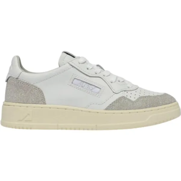 Autry Lage Sneakers Autry Medalist Low White Glitter (Women's) — vergelijk prijzen bij 1 winkel