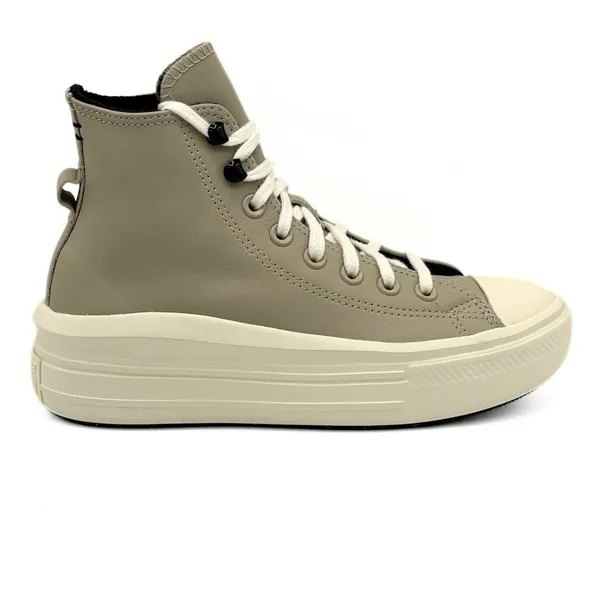 Converse Converse Chuck Taylor All Star Move Platform High Leather (Beach Stone) - Sneakers — vergelijk prijzen bij 1 winkel