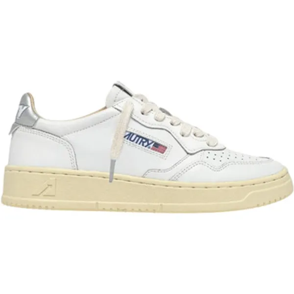 Autry Lage Sneakers Autry Medalist Low White Silver (Women's) — vergelijk prijzen bij 1 winkel