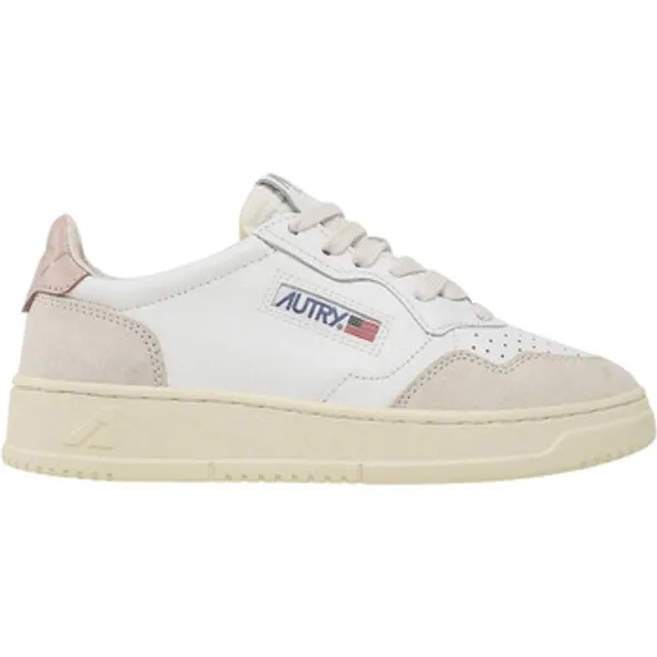 Autry Lage Sneakers  Medalist Leather Low Roze