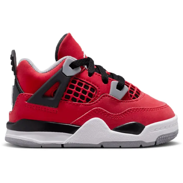 Nike Nike Jordan 4 Retro TD - Sneakers - EU 19.5 - Fire Red/White-Black / rood wit zwart - Retro - Lifestyle - Doos zonder Deksel — vergelijk prijzen bij 1 winkel