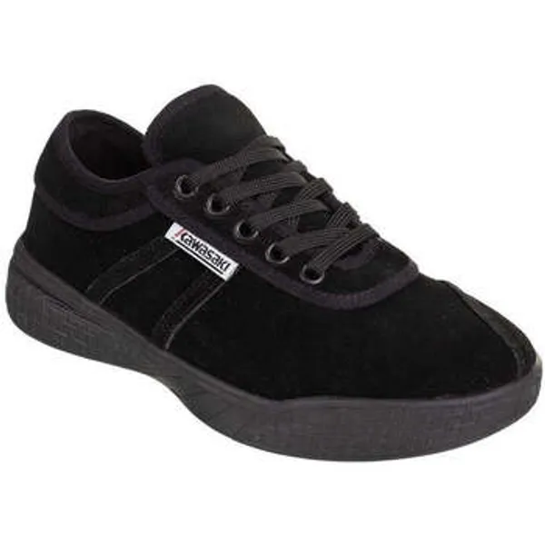 Kawasaki Lage Sneakers Kawasaki Kawasaki Leap Suede Shoe K204414 1001S Black Solid — vergelijk prijzen bij 1 winkel
