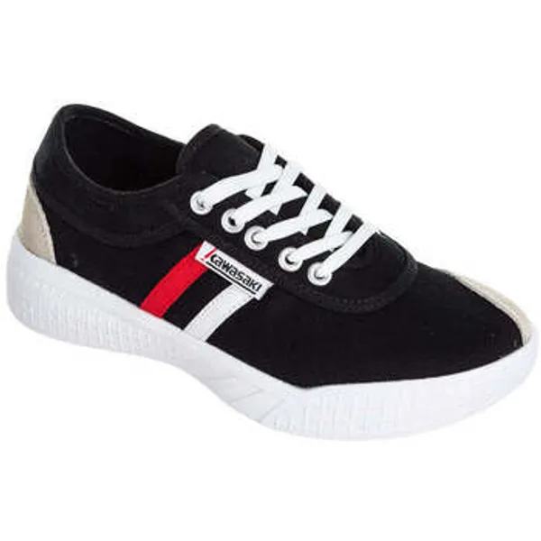Kawasaki Lage Sneakers Kawasaki Kawasaki Leap Retro Canvas Shoe K212325 1001 Black — vergelijk prijzen bij 1 winkel
