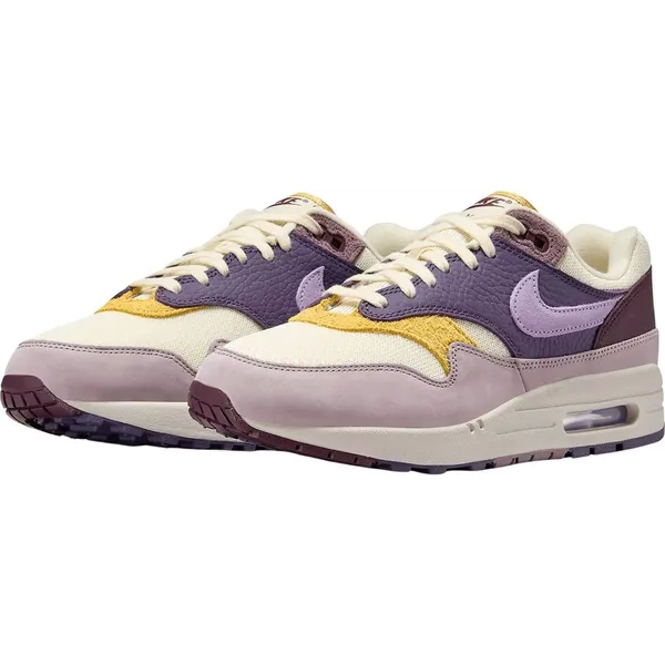 Nike Air Max 1 paars - lila - bordeauxrood - geel - wit
