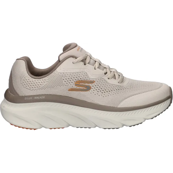 Skechers Skechers d'Lux Walker heren sneaker - Taupe — vergelijk prijzen bij 1 winkel