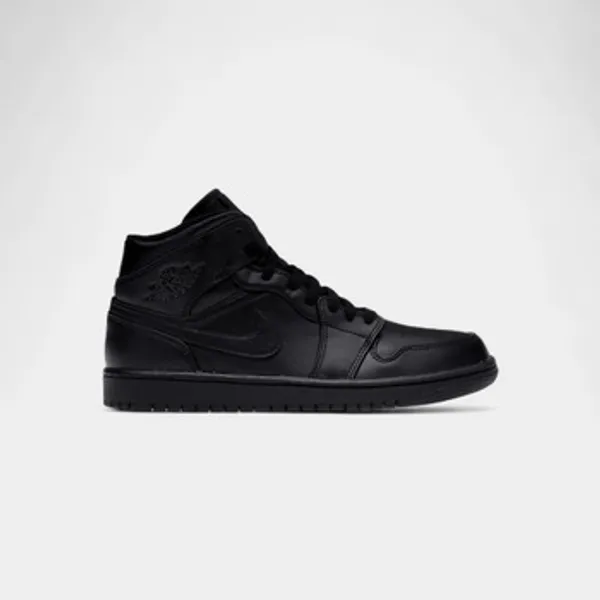 Nike Hoge Sneakers Nike Jordan 1 Mid Triple Black — vergelijk prijzen bij 1 winkel
