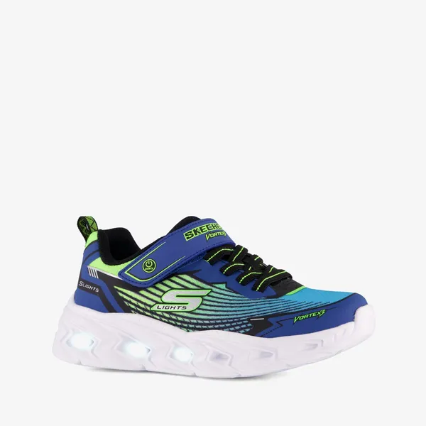 Skechers Skechers S-Lights: Vortex 3.0 kinder sneakers blauw groen — vergelijk prijzen bij 1 winkel