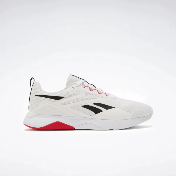 Reebok Reebok NANOFLEX TR 2 Wit - Zwart - Rood Heren Sportschoenen - Wit — vergelijk prijzen bij 1 winkel
