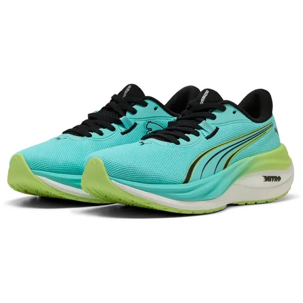 PUMA PUMA Kinder Electrify NITRO 5 JR Hardloopschoen 314039 06 Mint Lime Black -Mint tea — vergelijk prijzen bij 1 winkel