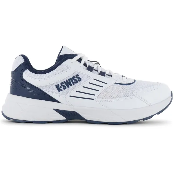 K-Swiss K-Swiss Heren Fario M Sneaker, Vrijetijdsschoen, 04779-124-M wit/blauw — vergelijk prijzen bij 1 winkel