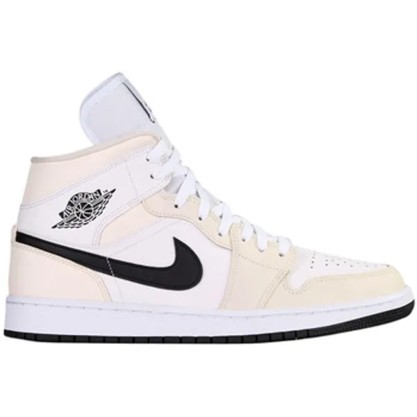 Nike Hoge Sneakers Nike Baskets Air Jordan 1 Mid Coconut Milk cuir — vergelijk prijzen bij 1 winkel