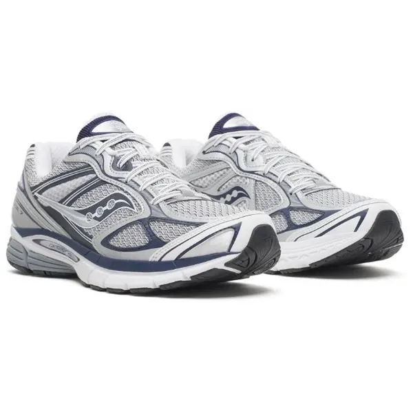 Saucony Saucony ProGrid Guide 7 Fog/Naval – Unisex Sneaker – Retro Running Schoen – Grijs/Blauw – Maat 42 — vergelijk prijzen bij 1 winkel